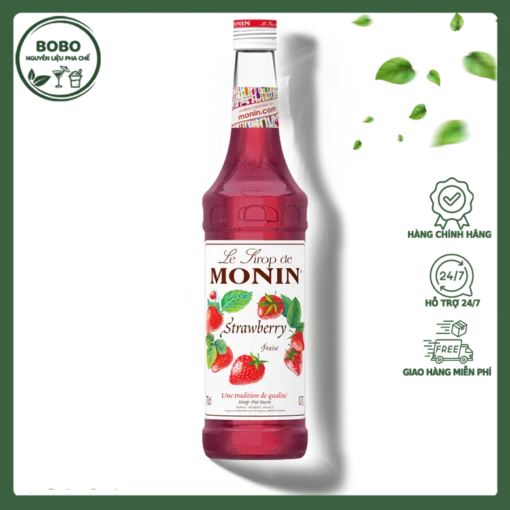 Syrup Monin Dâu Strawberry 700ml