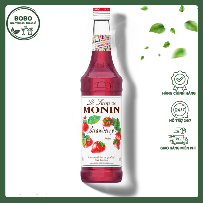 Syrup Monin Dâu Strawberry 700ml