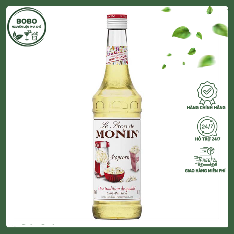 Syrup Monin Bỏng Ngô Popcorn 700ml