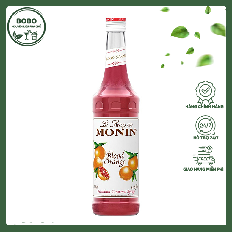 Syrup Monin Cam Đỏ Blood Orange 700ml