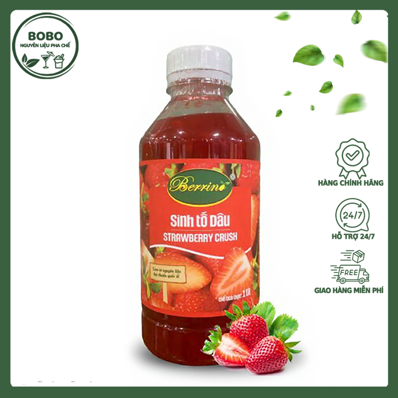 Sinh Tố Berrino Dâu Tây 1L