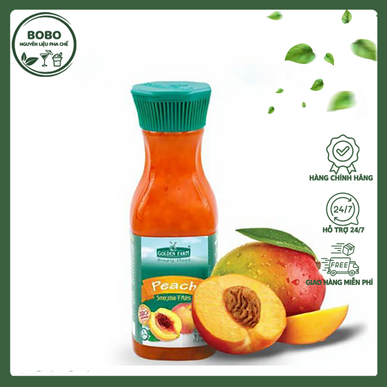 Sinh Tố Golden Farm Đào 1L