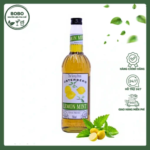 Siro Osterberg  Hương Chanh Bạc Hà 750Ml