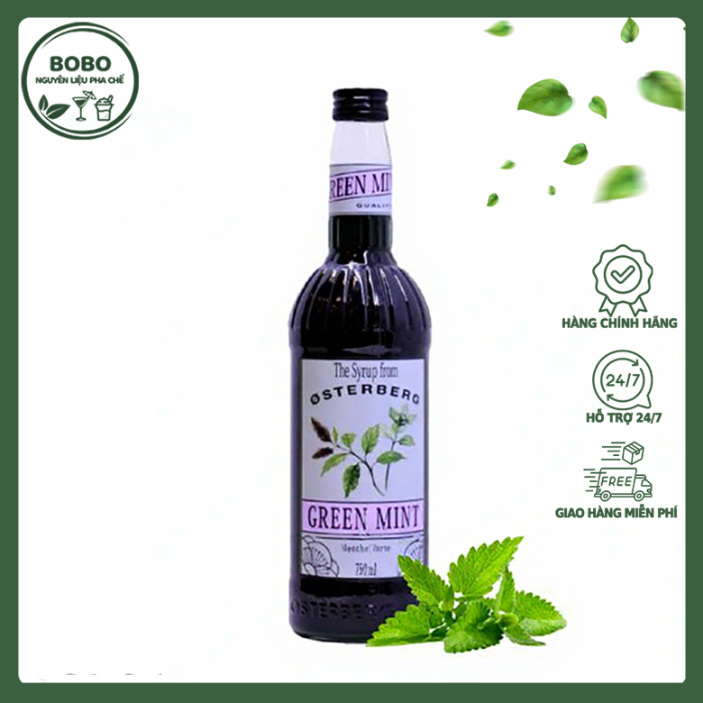 Siro Osterberg  Hương Bạc Hà 750Ml