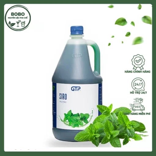 Siro Gtp Bạc Hà Chai 1,9L