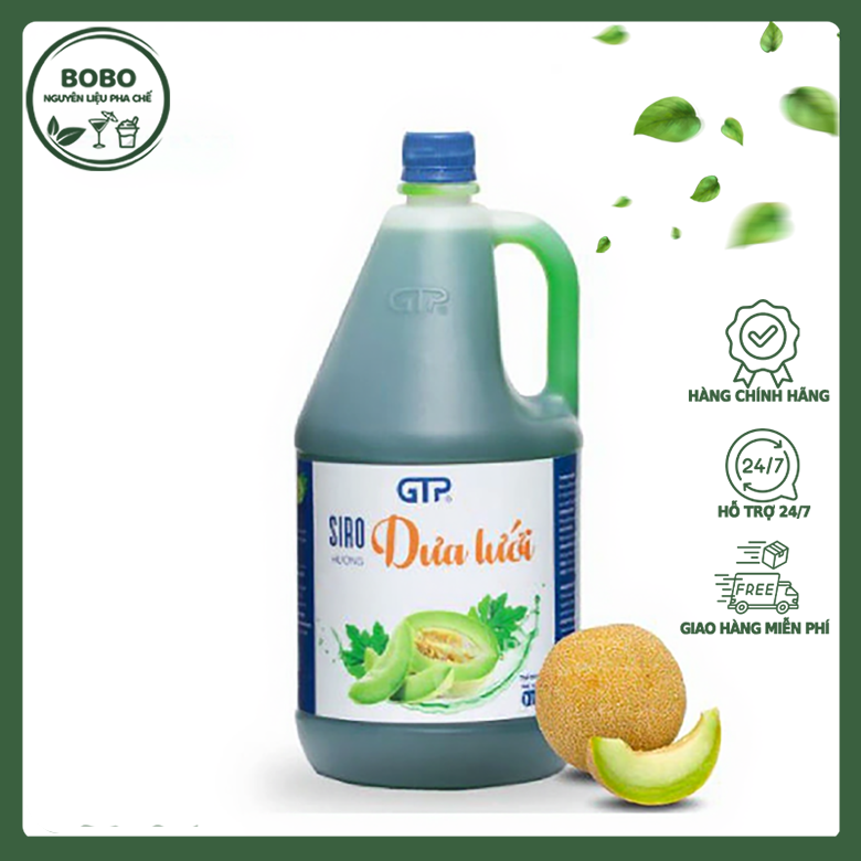Siro Gtp Dưa Lưới Chai 1,9L