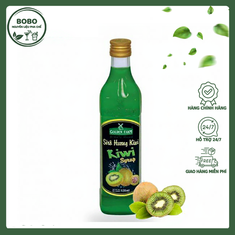 Siro Golden Farm Kiwi 520Ml