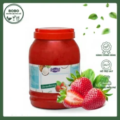 Thạch Dừa Eurodeli Vị Dâu 3.8Kg