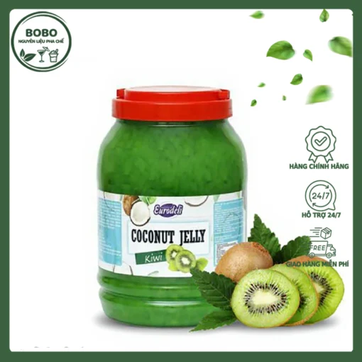 Thạch Dừa Eurodeli Vị Kiwi 3.8Kg