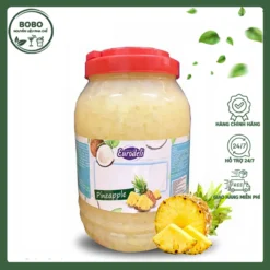 Thạch Dừa Eurodeli Vị Thơm/Khóm/Dứa 3.8Kg