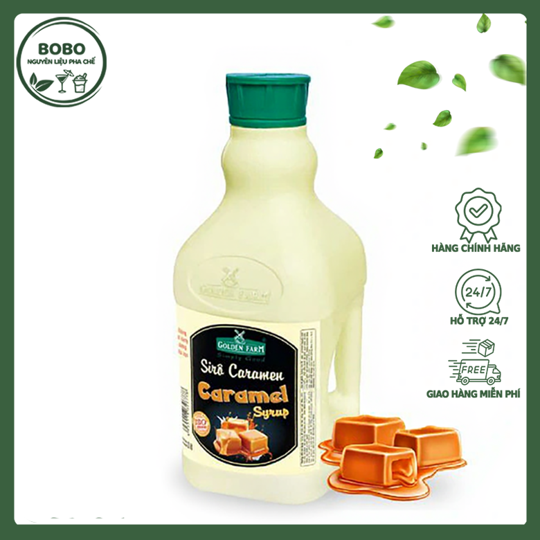 Siro Golden Farm Caramel 2L