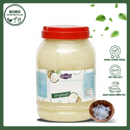 Thạch Dừa Eurodeli Nguyên Vị 3.8Kg
