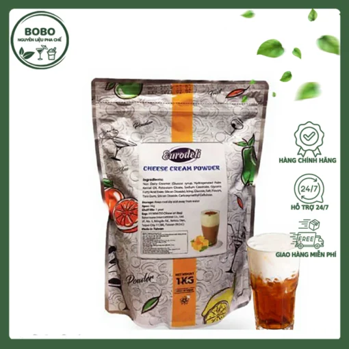 Bột Tạo Lớp Màng Sữa Vị Phô Mai Eurodeli 1Kg