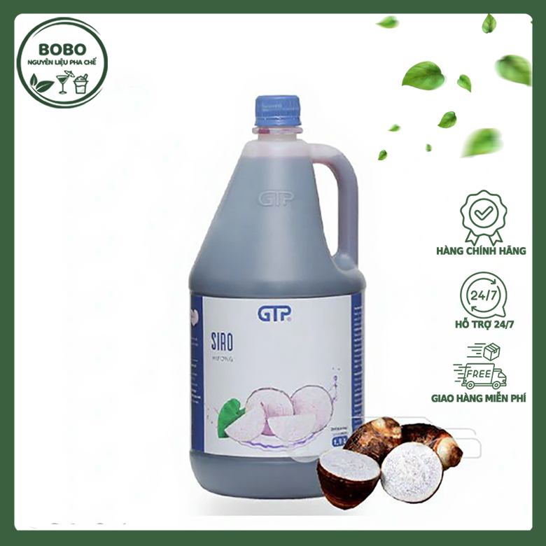Siro Gtp Khoai Môn Chai 1,9L