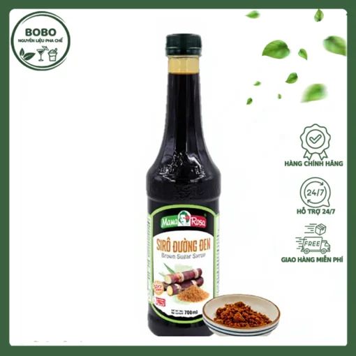 Siro Đường Đen Golden Farm 700Ml