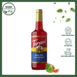 Torani Bưởi Hồng - Ruby Red Grapefruit 750Ml