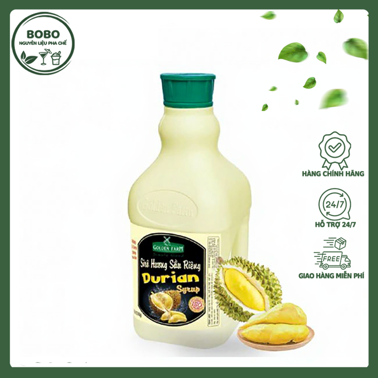 Siro Golden Farm Sầu Riêng 2L