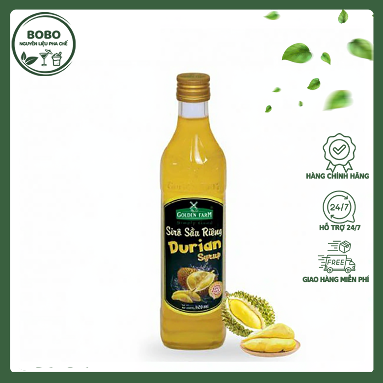Siro Golden Farm Sầu Riêng 520Ml
