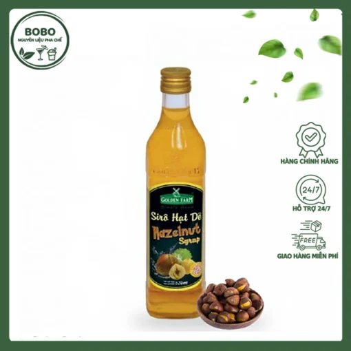 Siro Golden Farm Hạt Dẻ 520Ml