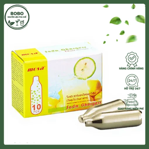 Gas Soda Mosa Hộp Vàng 10 Viên