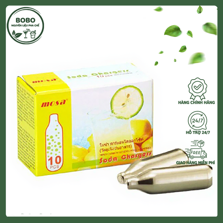 Gas Soda Mosa Hộp Vàng 10 Viên