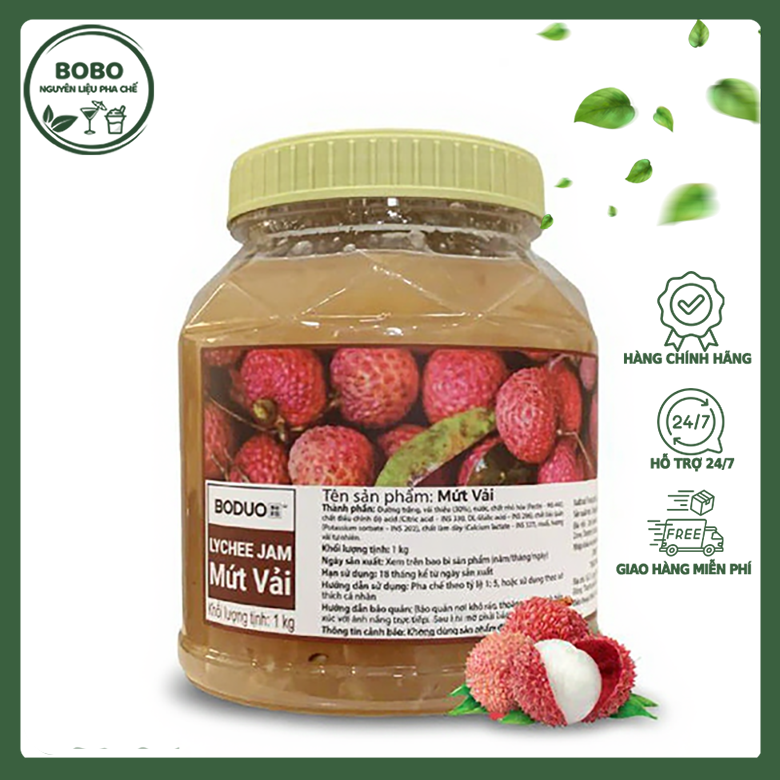 Mứt Boduo Vải 1Kg