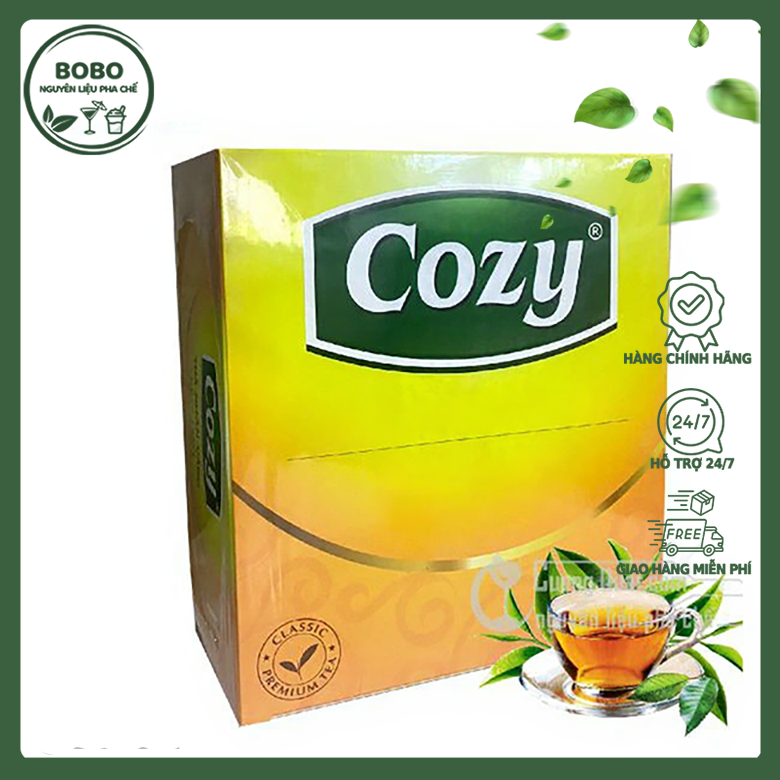 Cozy Trà Đen Nhãn Vàng