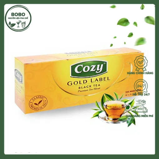 Cozy Trà Đen Nhãn Vàng