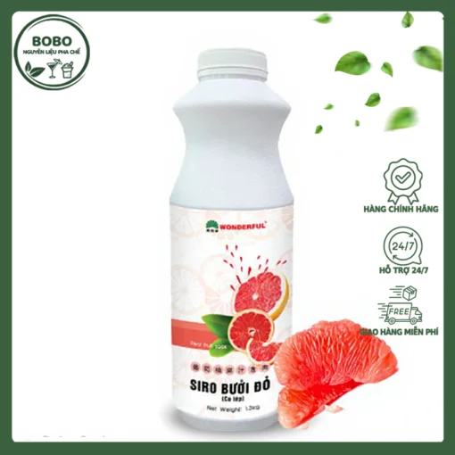 Siro Wonderful Bưởi  Chai 1,3Kg