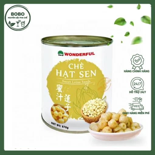 Chè Hạt Sen Wonderful 870Gr