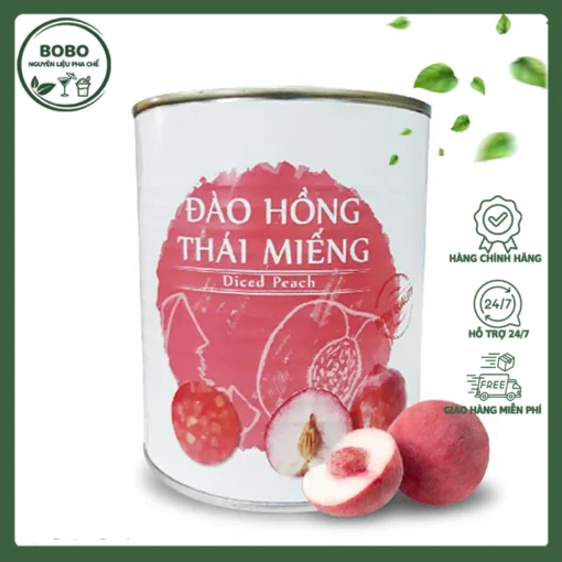Đào Hồng Thái Miếng Wonderful 850Gr