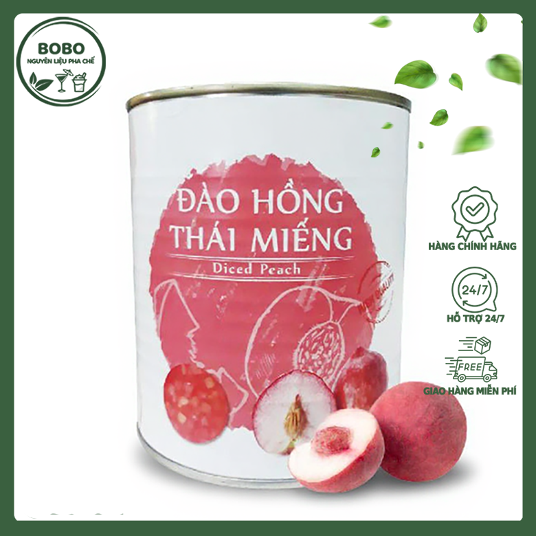 Đào Hồng Thái Miếng Wonderful 850Gr