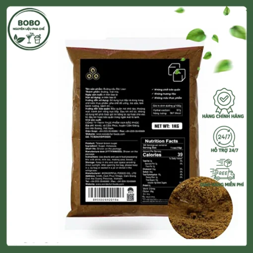 Bột Wonderful Đường Nâu Gói 1Kg