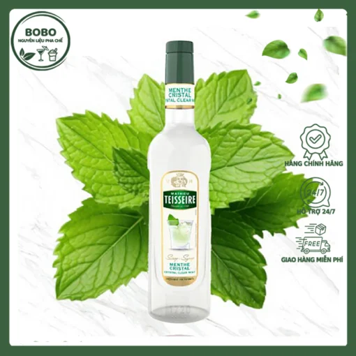 Siro Teisseire Crystal Clear Mint 700Ml