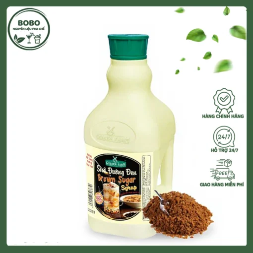 Siro Golden Farm Đường Đen 2L