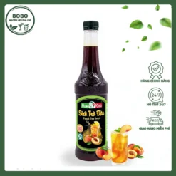 Siro Golden Farm Trà Đào 700Ml