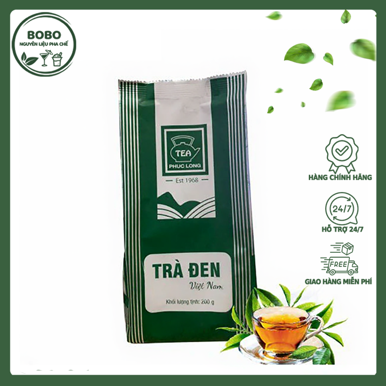 Trà Phúc Long Trà Đen Gói Nhỏ 200G