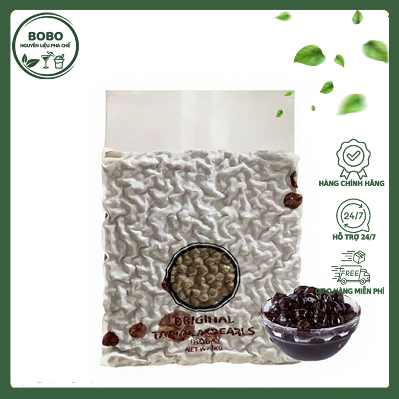Trân Châu Dou Xian Đường Đen 3Kg