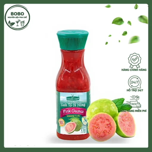 Sinh Tố Golden Farm Ổi Hồng 1L