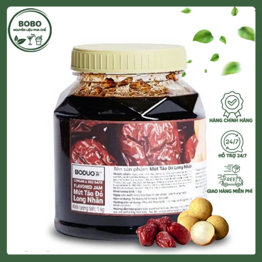 Mứt Boduo Táo Đỏ Long Nhãn 1Kg