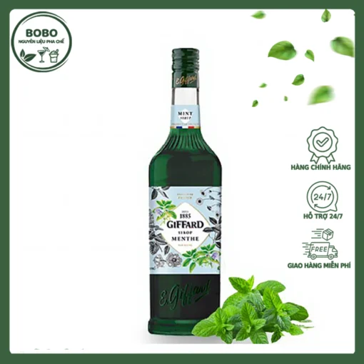 Siro Giffard Bạc Hà Xanh 1L