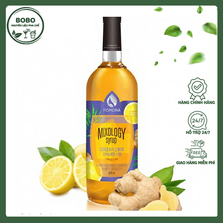 Siro Pomona Gừng & Chanh 1L