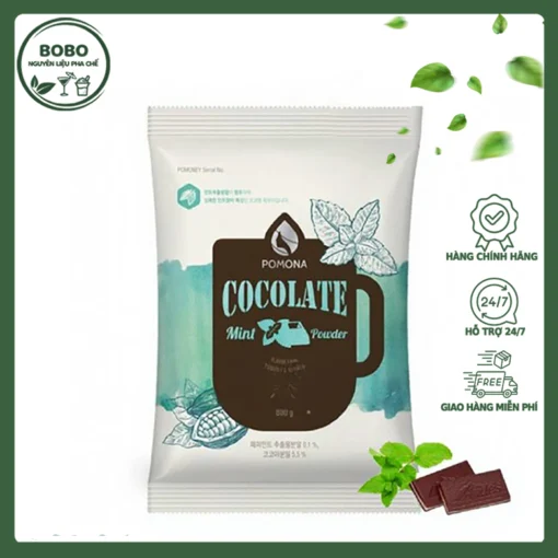 Bột Cocolate Bạc Hà Pomona 800G
