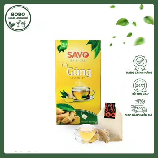 Trà Savo  Trà Gừng Hộp