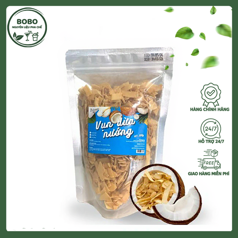 Vụn Dừa Nướng Bến Tre 200Gr
