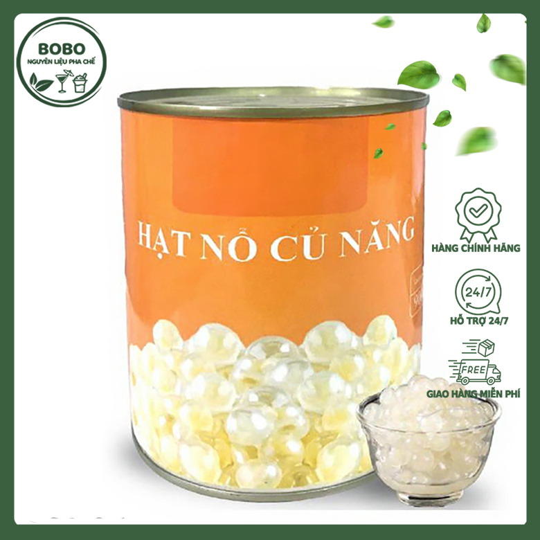 Thạch Nổ Củ Năng Trắng Dedu 900Gr