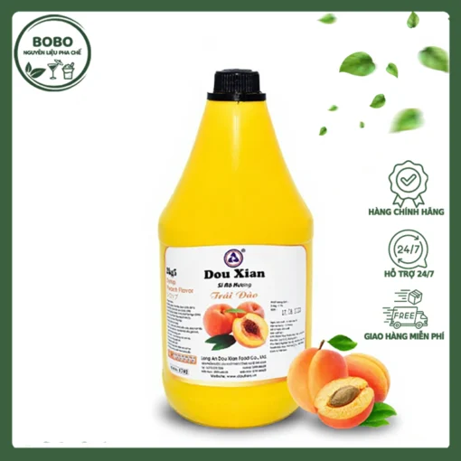 Siro Trình Huy Dou Xian Đào Đỏ 2.5Kg