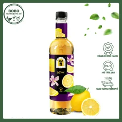 Siro Hestia Chanh Vàng 750Ml