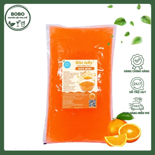 Trân Châu 3Q Bibi Hương Cam Trơn 2Kg