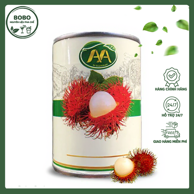 Chôm Chôm Đóng Hộp Hiệu Aa 565Gr